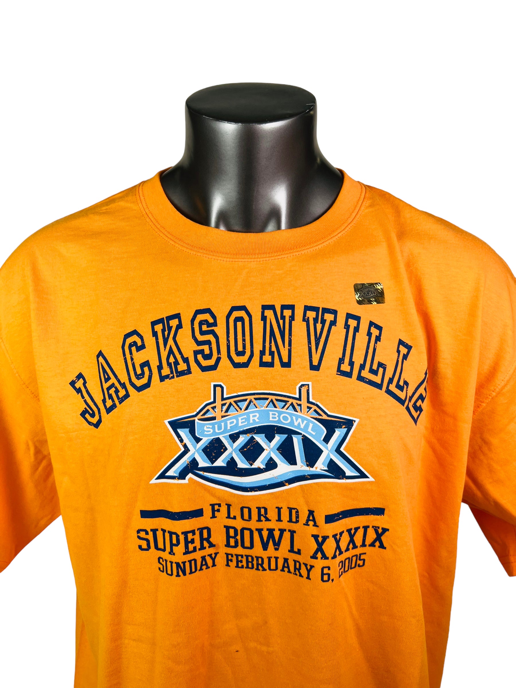 PHILADELPHIA EAGLES VINTAGE 2005 SUPER BOWL XXXIX 39 T-SHIRT ADULT