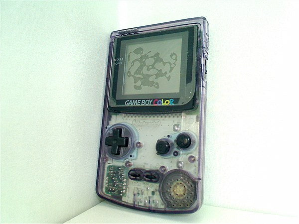 ゲーム-BOX GBC Nintendo ゲームボーイカラー クリアパープル – AOBADO