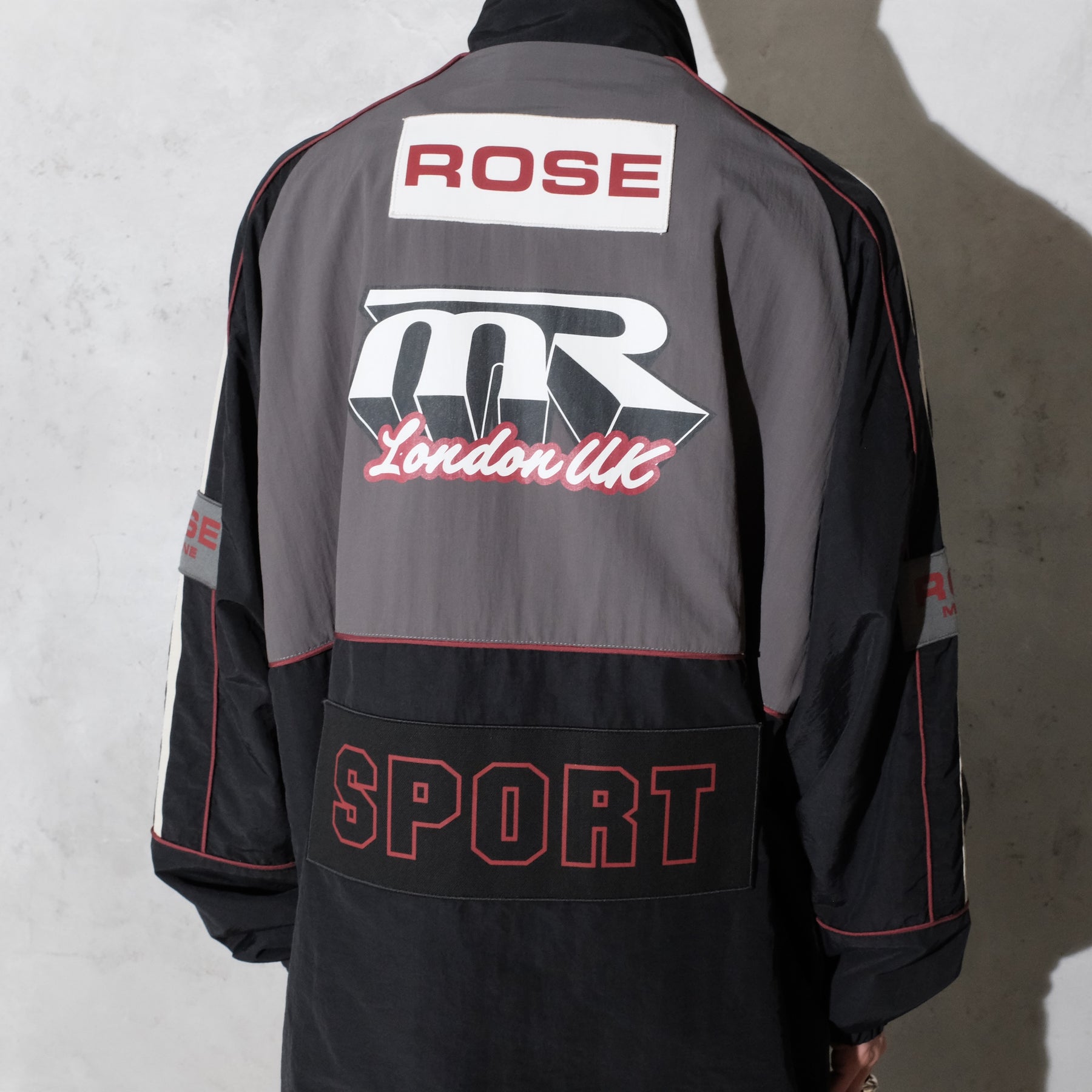 Martine Rose / HOCKEY PULLOVER BLACK-GREY