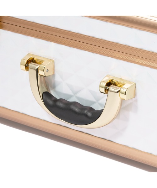 ヴァリーズ ハリウッドボックス L ホワイト トランク型メイク