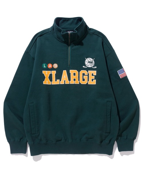 XLARGE（エクストララージ）の「HOCKEY HALF ZIP SWEATSHIRT