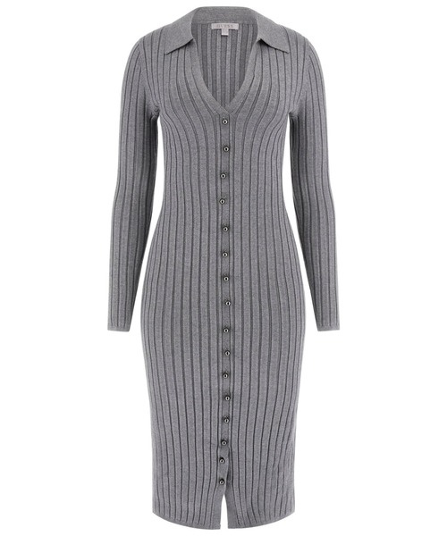 LS Vn Rib Miranda Sweater Dress ワンピース ドレス | GUESS(ゲス