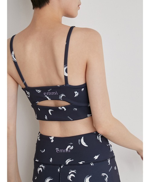 emmi（エミ）の「【emmi yoga】MOON柄ブラトップ（スポーツブラ）」 - WEAR