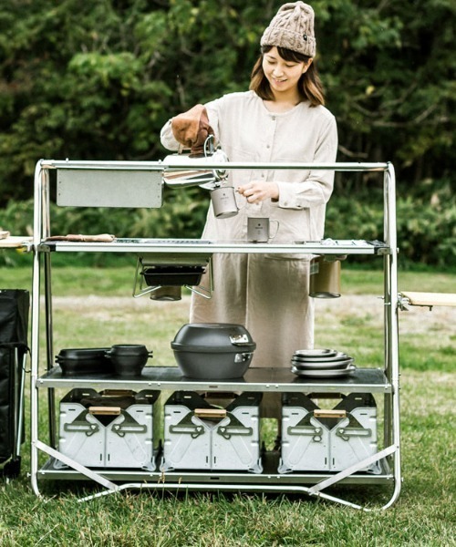 ステンレスキッチンテーブル（アウトドアグッズ）｜Snow Peak