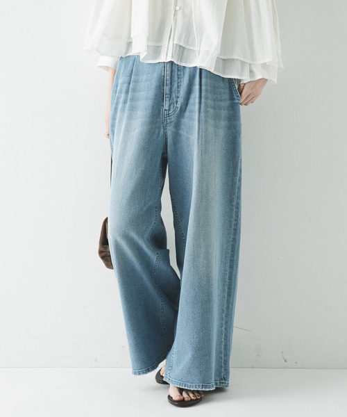 綿麻デニムイージーパンツ（デニムパンツ）｜URBAN RESEARCH（アーバン