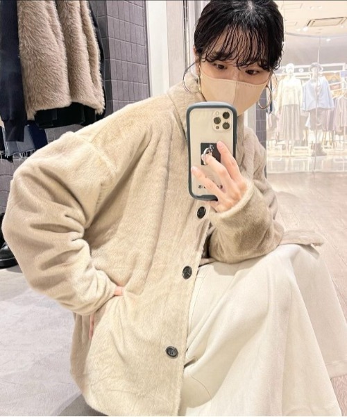 JEANASIS（ジーナシス）の「ファーステンカラーコート/166774（ステン