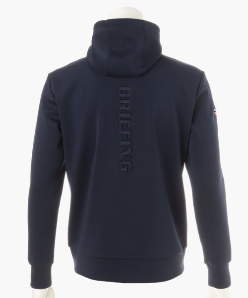 極美品】ブリーフィング パーカー 3Dロゴ ゴルフ ネイビー XL BRIEFING