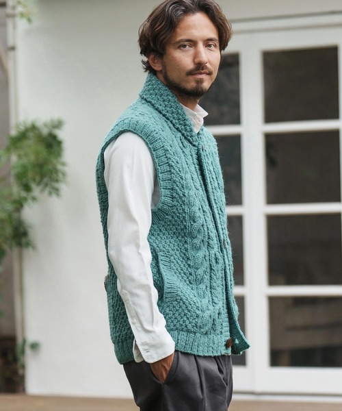 mcg3487-【HIMALAYAN CLIMBERS HAND-KNIT】CAMBIO限定別注-手編み