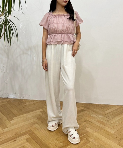 セール】ラメ入りスウェットパンツ【カットオフ可能】（スウェット