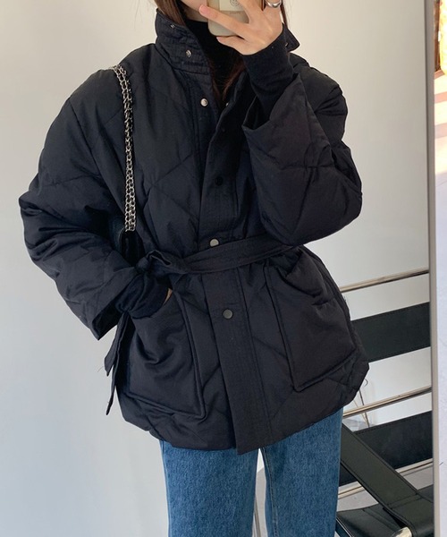 Jewelobe（ジュエローブ）の「ウエストマークキルティングジャケット