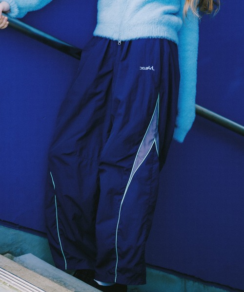 X-girl x UMBRO WIDE LEG TRACK PANTS（その他パンツ）｜UMBRO