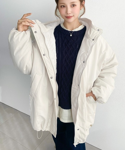 セール】シャカシャカナイロン裏キルトモンスターパーカージャケット