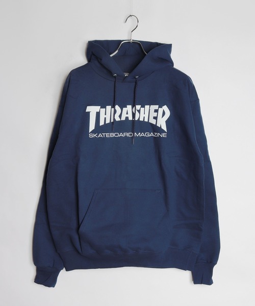 セール】THRASHER スラッシャー ロゴプリント プルオーバー パーカー