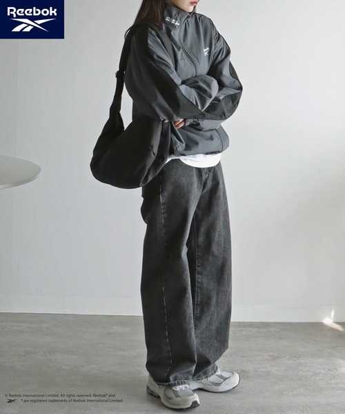 セール】【Reebok/リーボック】 別注スモールベクター刺繍裾ドロスト