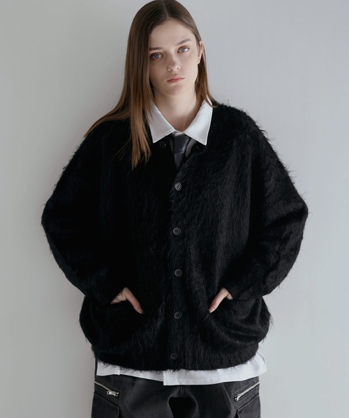 ルーズシルエットフェザーカーディガン（カーディガン/ボレロ）｜SOCCE