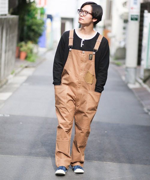 ストレッチピケオーバーオール（サロペット/オーバーオール）｜gym