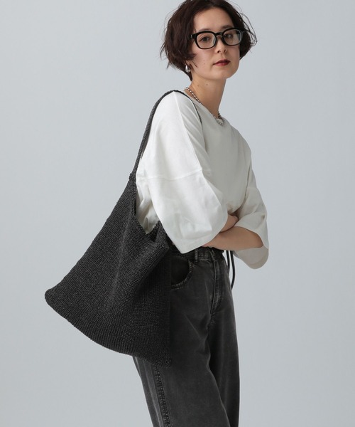 セール】メタリック編みワンショルダー 326924（ショルダーバッグ