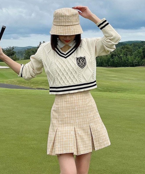 EIMY GOLF（エイミーゴルフ）の「esエンブロイダリーチェックミニ