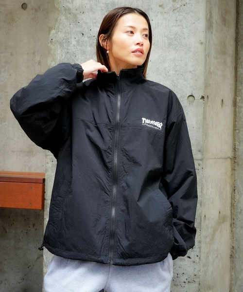 セール】NYLON/BOA REVERSIBLE STAND JACKET/THRASHER スラッシャー