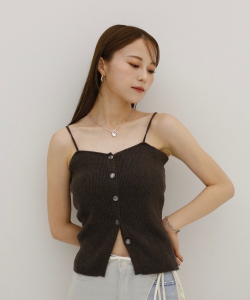 セール】【2点セット】オリジナルニットビスチェアンサンブル