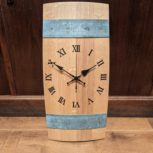 ワイン樽 掛け時計 高級オーク材 掛け時計・置き時計 アトリエ malon