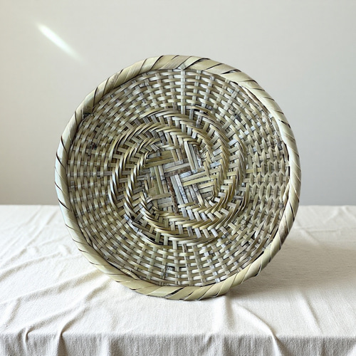 20枚セット 蕎麦ざる 竹ざる 蕎麦皿 手作りそばざる 白竹 直径約21cm