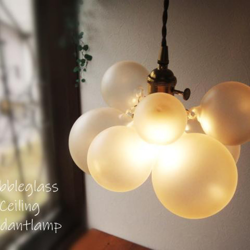 バブルガラスペンダントランプバブルランプペンダントライトスリガラス
