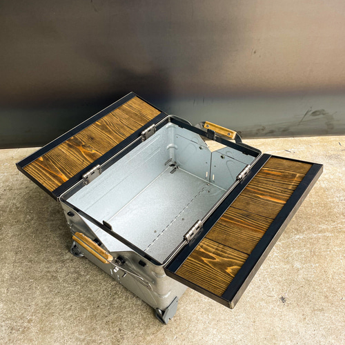 アイアンシェルフコンテナ 25 天板［木板］ シェルコン ウイングトップ