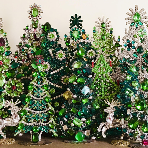 チェコガラス ビンテージ クリスマスツリー ヴィンテージ チェコ