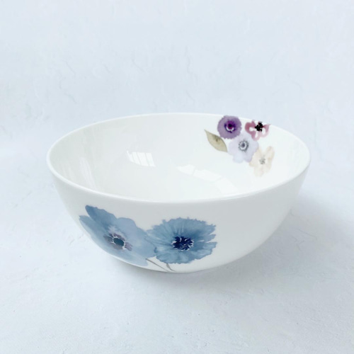 ポーセラーツ】フラワー柄ボウル4点セット お椀・ボウル・鉢 amica