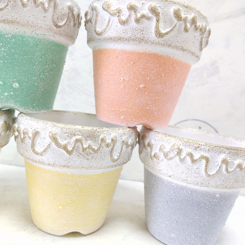 リメイク鉢SS(2号)5set 多肉植物 nagimitsu 通販 13800270｜Creema