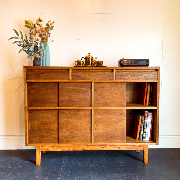 VINTAGE WIDE CHEST2 サイズ変更可能‼︎ 本棚 チェスト 北欧