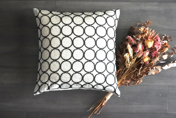 ∞ミナペルホネン∞タンバリン∞ライトベージュ∞オリジナルクッション