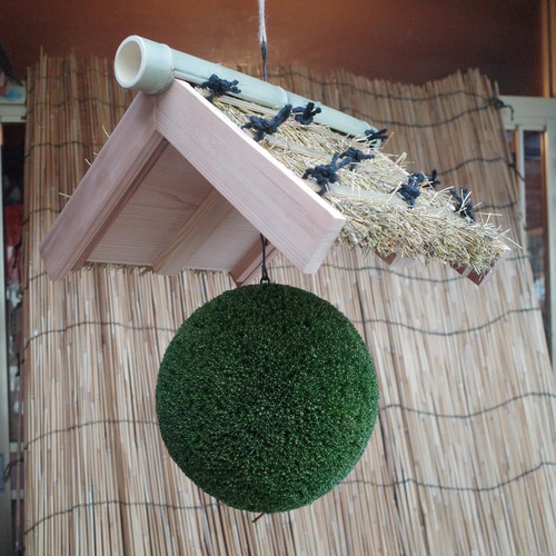 杉玉 30cm 吉野杉 つくりたて（杉玉のみ） その他インテリア雑貨 萩原