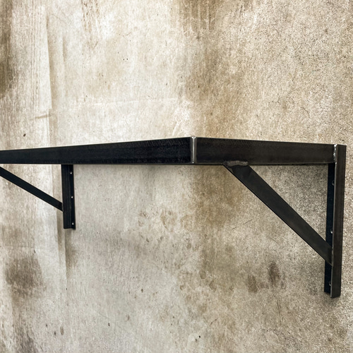 アイアンウォールシェルフB ［幅100㎝］アイアン家具 ラック 壁収納