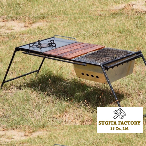 スノーピークIGT対応アイアンテーブル アイアンレッグ ビルトイン