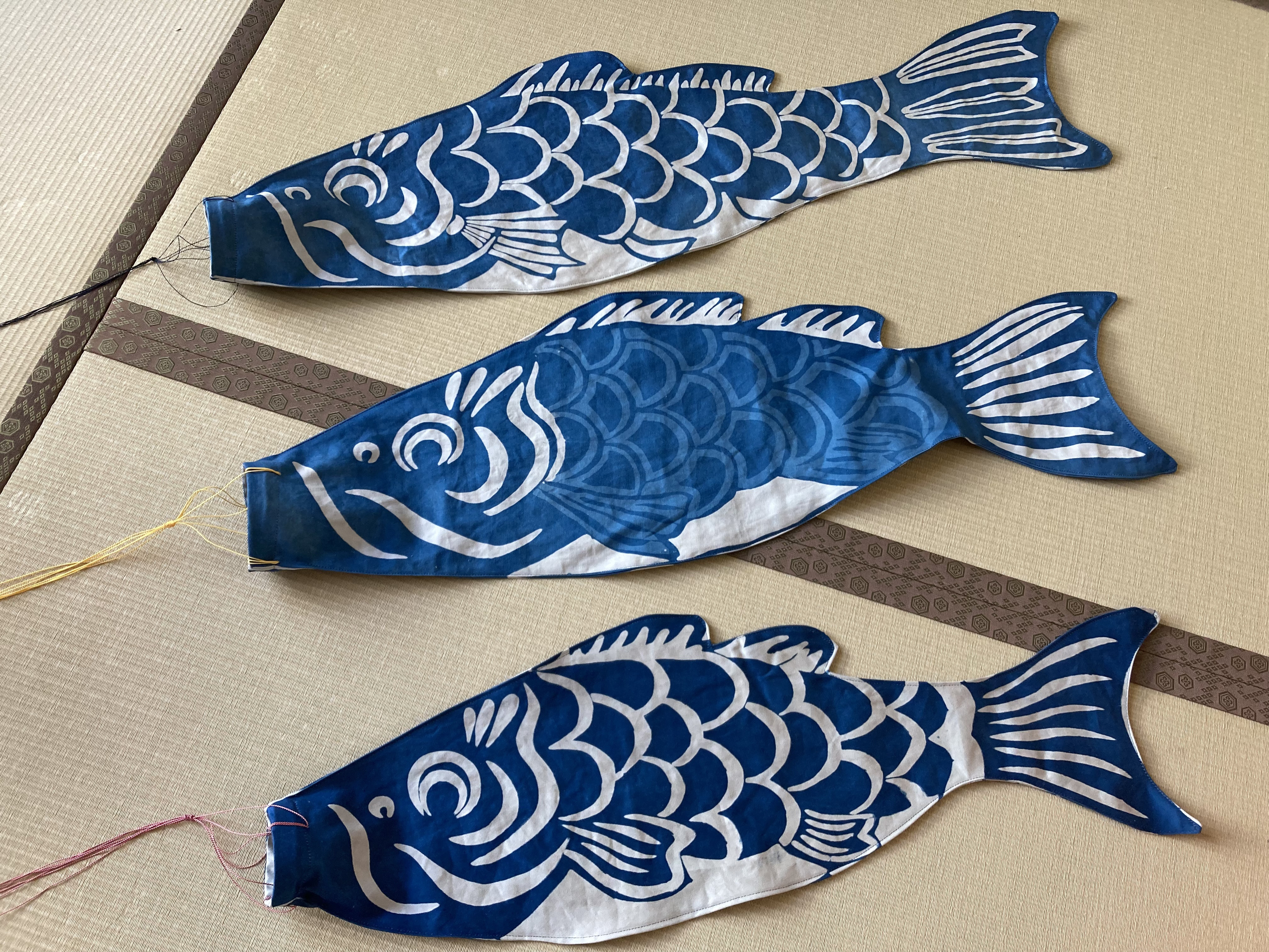 鯉のぼり 7mセット中古 キング印 鯉のぼり 7mセット中古 キング印 藍染