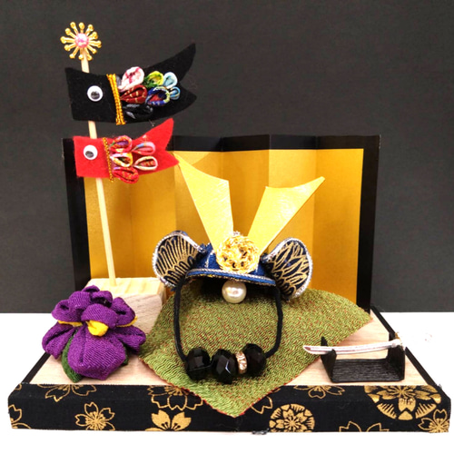 こどもの日 つまみ細工 兜飾り 鯉のぼり その他インテリア雑貨