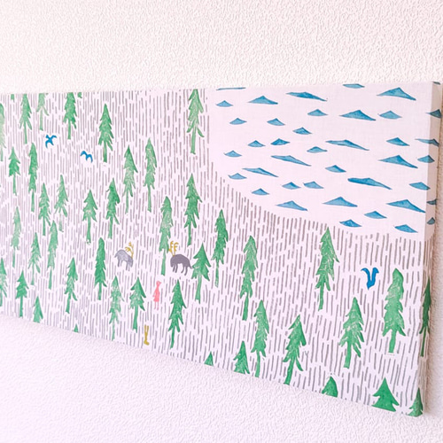 ファブリックパネル ミナペルホネン mina perhonen ボード ワンデイ 白