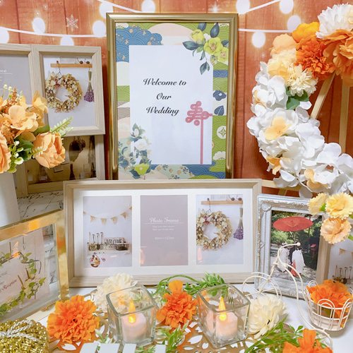 受注製作 No.1000 ウェルカムスペース 結婚式 和装 秋 まとめ売り