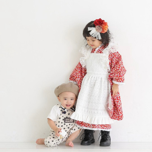 4color)和装ブーケヘッドドレス 】ヘッドドレス フラワー 七五三 753