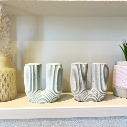 インテリア雑貨 セメントオブジェ 韓国インテリア U型 置物 その他