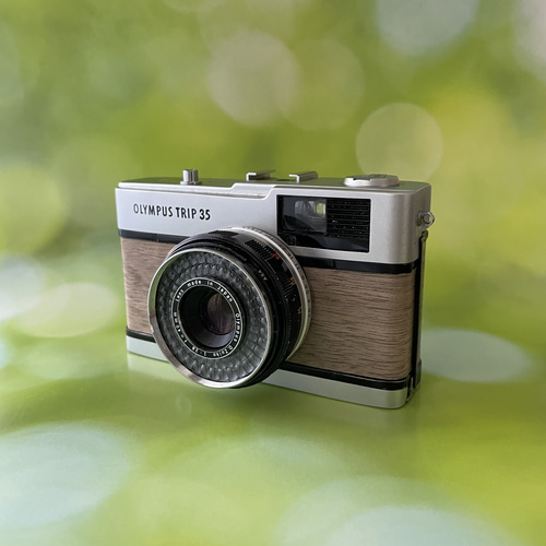 整備済・保証付】オリンパス TRIP35 フィルムカメラ｜天然木