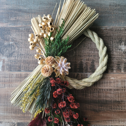 2024 しめ縄 注連縄 しめ飾り お正月飾りしめ縄 正月 正月飾り 正月