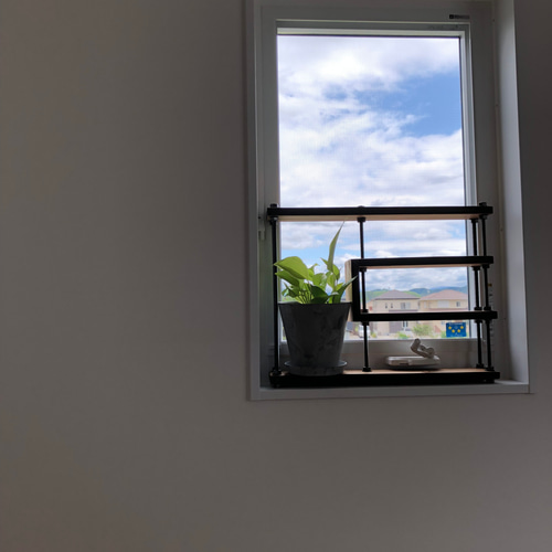 ボルトラック☆木目強調☆窓枠インテリア西海岸 棚・シェルフ・ラック