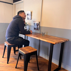 アンティーク風長机＊幅170cm＊デスク＊カウンターテーブル＊作業台