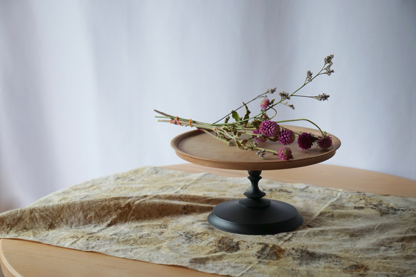 黒脚のコンポート皿 21×10 その他インテリア雑貨 osio craft 通販