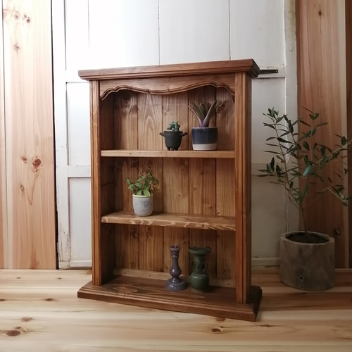 ヴィンテージ ディスプレイ オープンシェルフ チェスト 本棚 Vintage