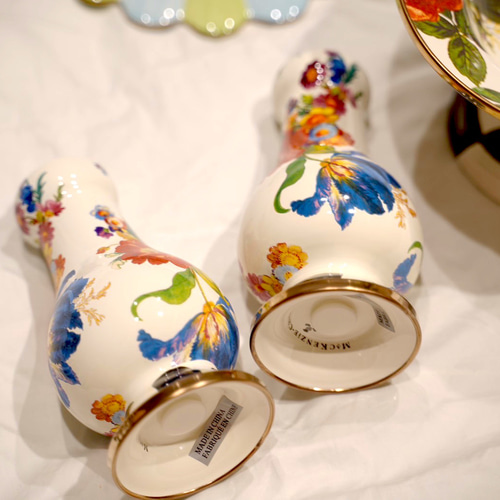 MACKENZiE-CHiLDS ・MACKENZiE マッケンジーチャイルズ エナメル 花柄