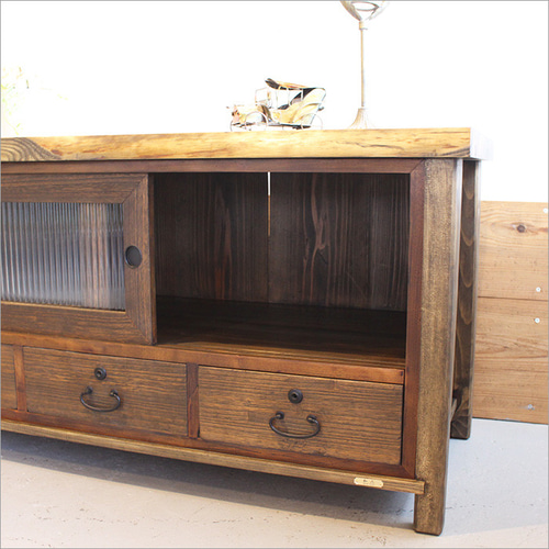 和モダン 和箪笥 テレビ台 テレビボード レトロ ローチェスト